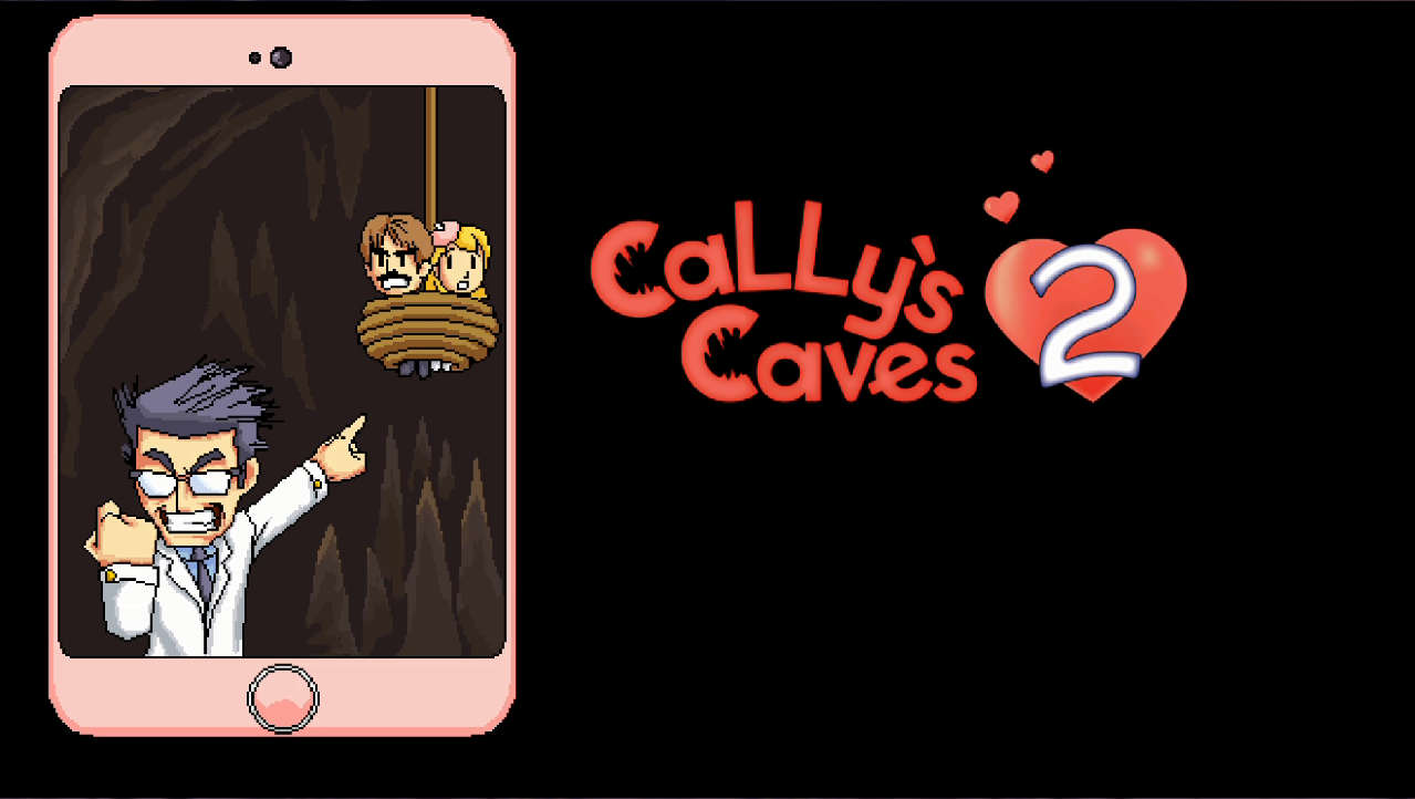 Cally's Caves 2 タイトル画面