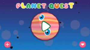 PlanetQuest タイトル画面