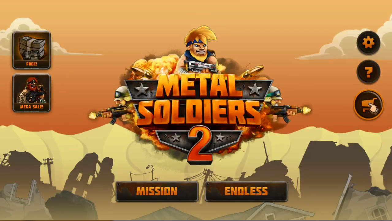 METAL SOLDIERS 2 タイトル画面